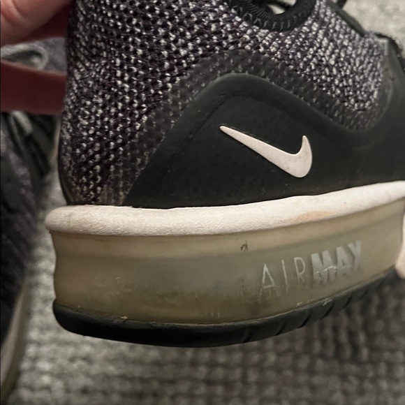 Nike Air Max Black Knit Sneakers - Picture 9 of 11